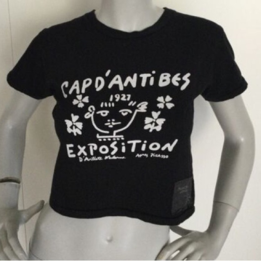Michael Stars Cap d'Antibes 1987 Vintage T-Shirt The Baby Tee - OS